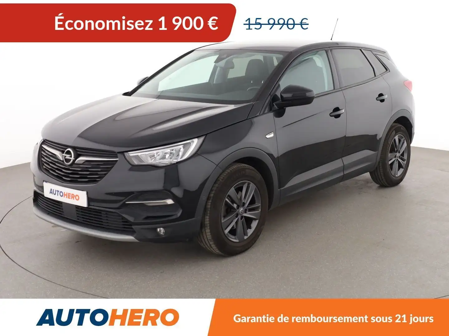 Opel Grandland X 1.5 Diesel Design & Tech Auto Noir - 1