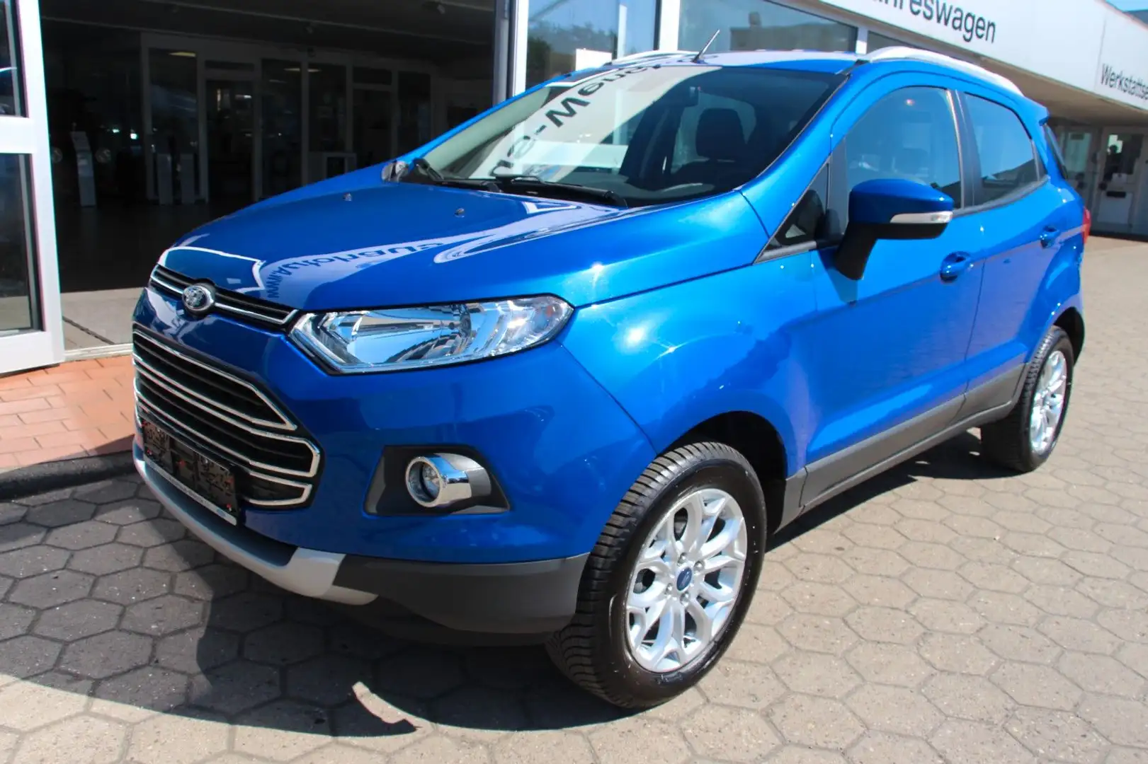 Ford EcoSport Titanium*3.HAND*LEDER*KLIMA*TÜV NEU* Blau - 2