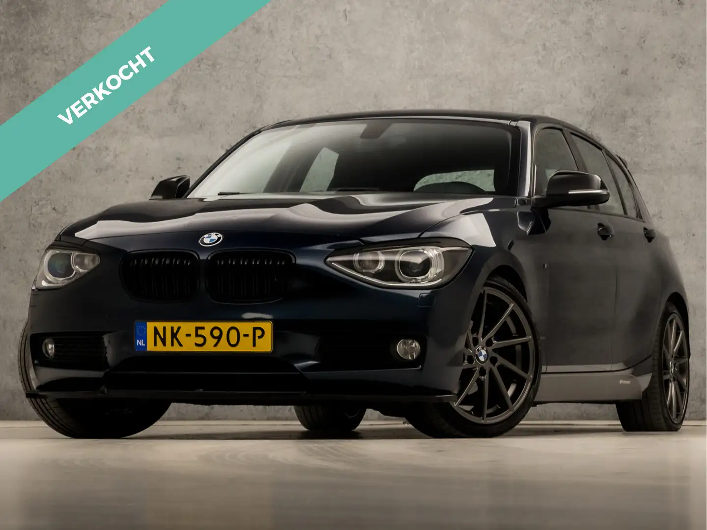 BMW 116 1-serie 116i Sportline Automaat 136 Pk (SCHERM, CL Blauw - 1
