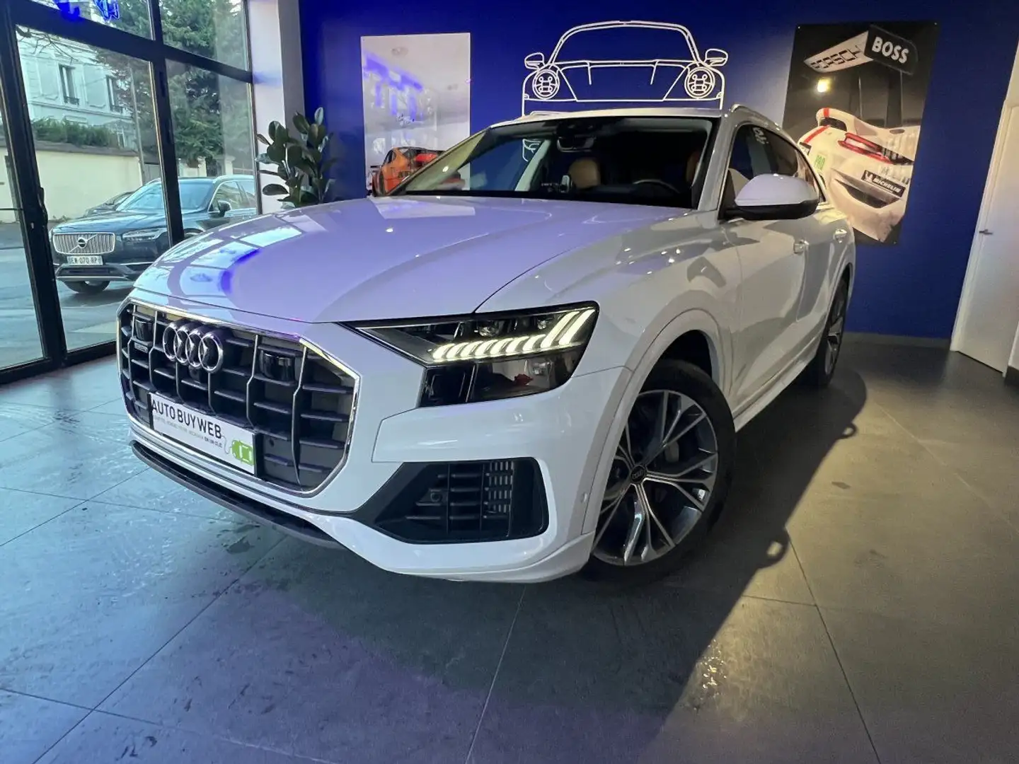 Audi Q8 55 TFSI e381 Avus ORIGINE FRANCE Blanc - 1
