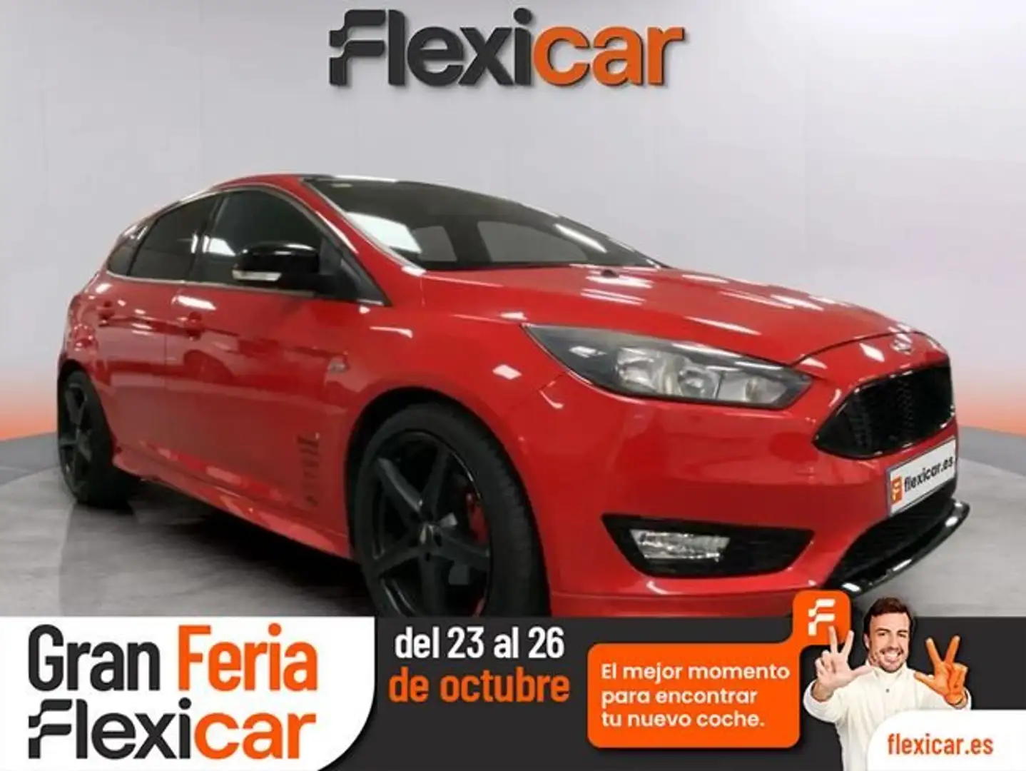 Ford Focus 1.0 Ecoboost Auto-S&S ST-Line Aut. 125 Rouge - 1