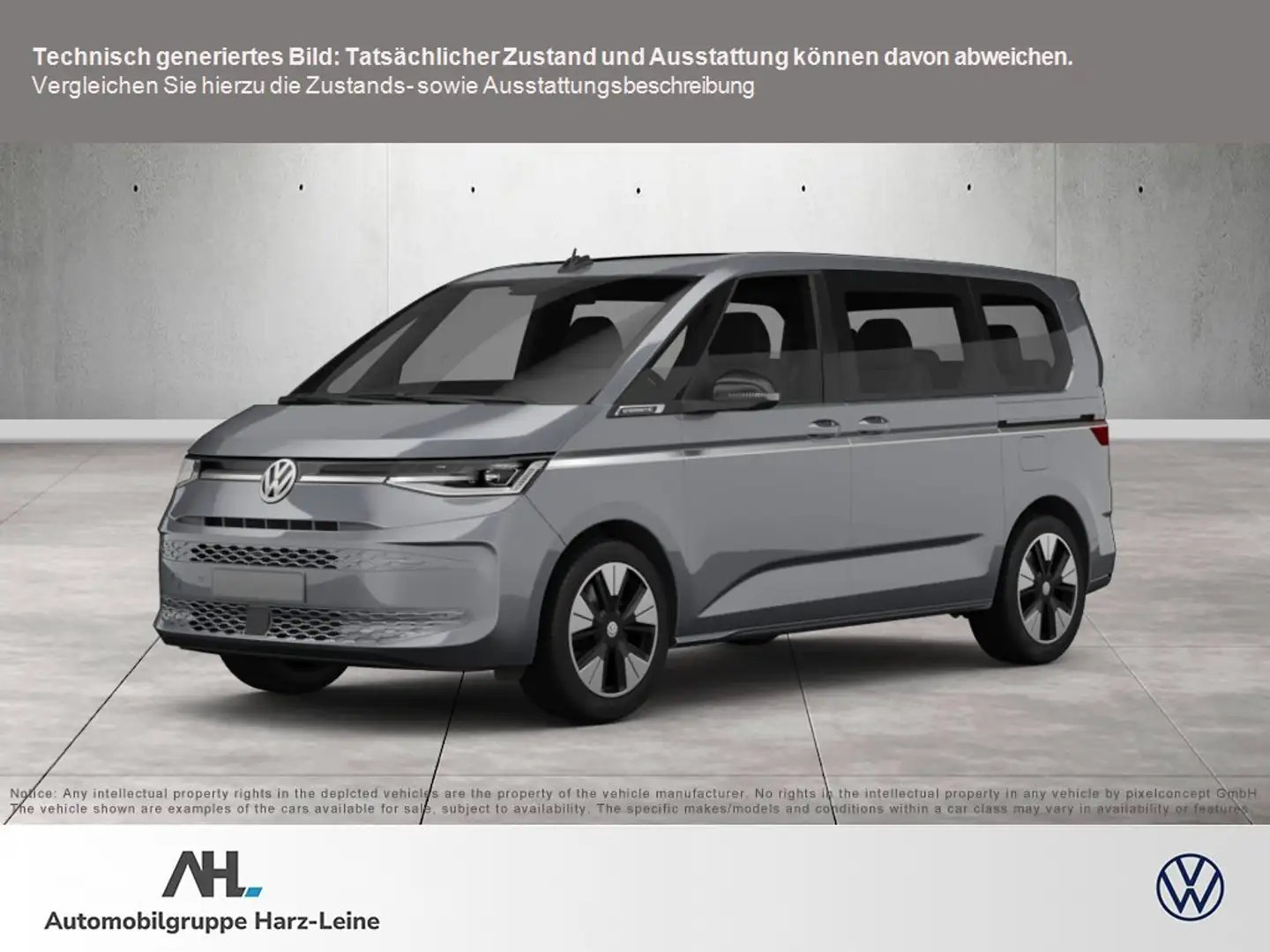 Volkswagen Multivan T7 Multivan Life KÜ110TDI Aut Grijs - 1