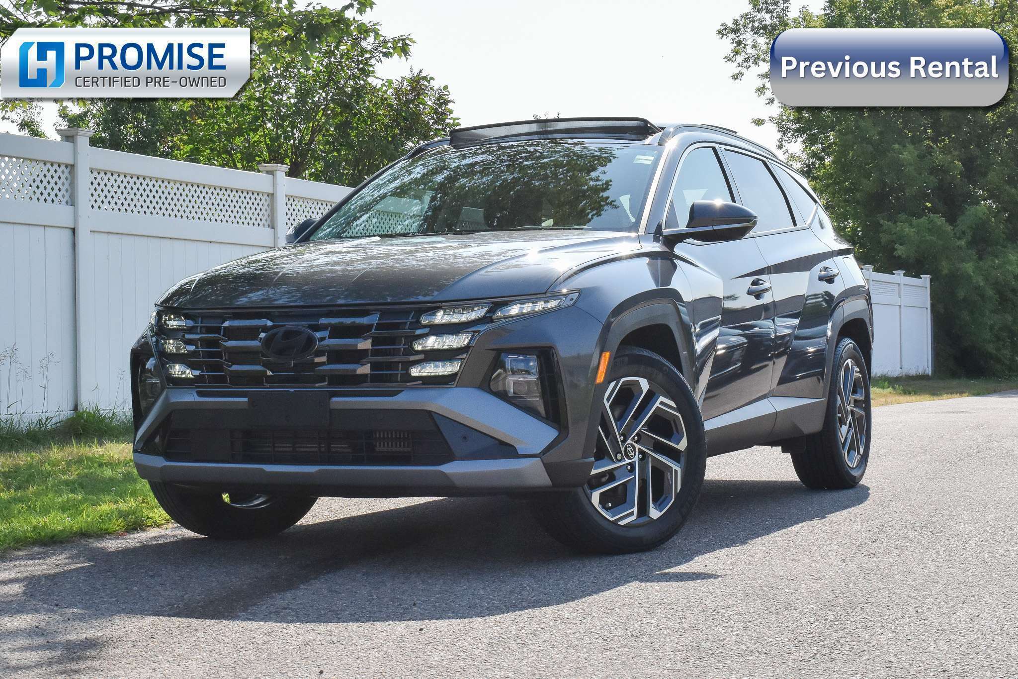 Gray 2025 Hyundai Tucson Hybrid SUV / Crossover Automatic