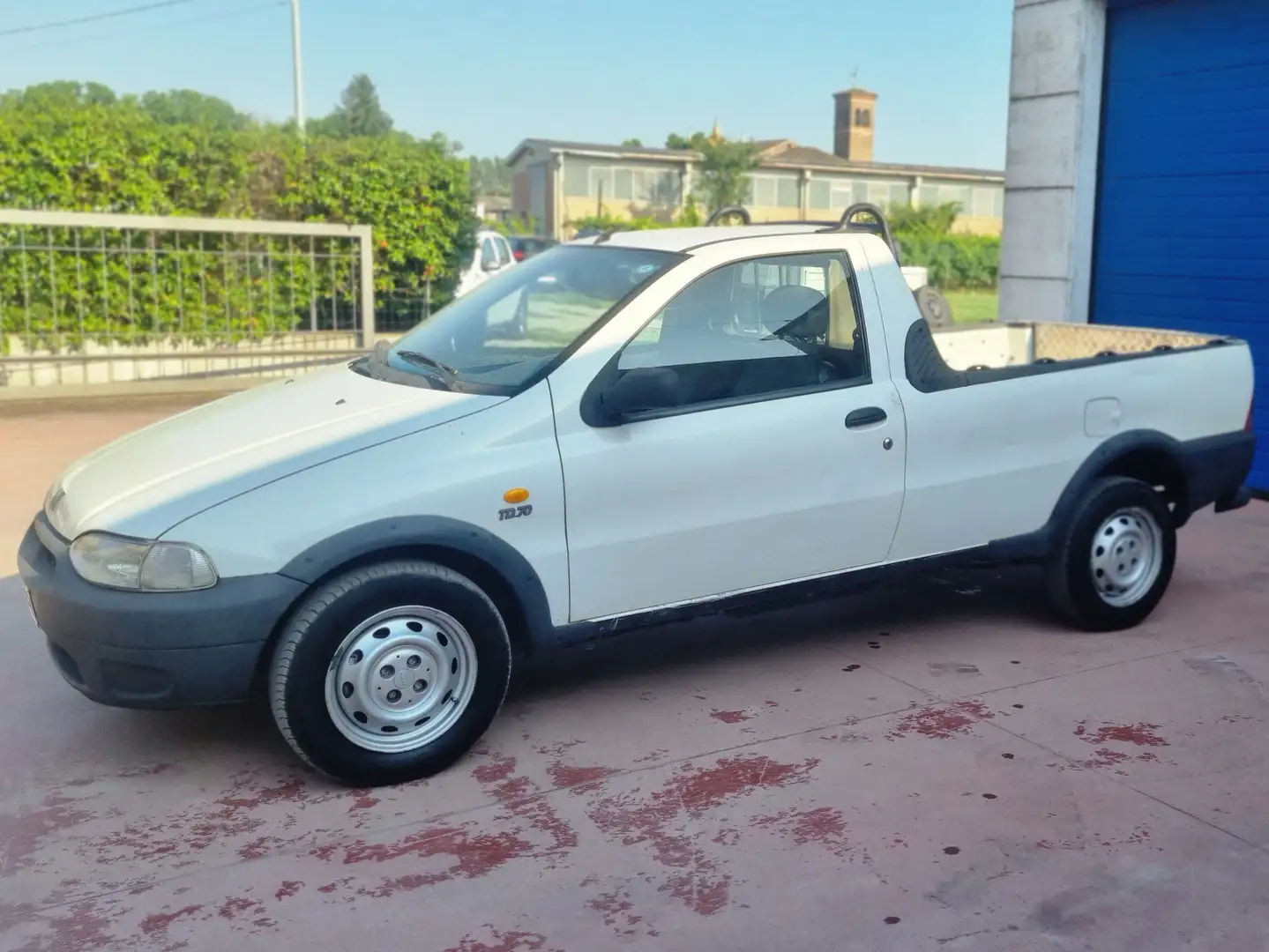 Fiat Strada PICK UP TAGLIANDATO,GOMMATO,REVISIONATO Weiß - 1