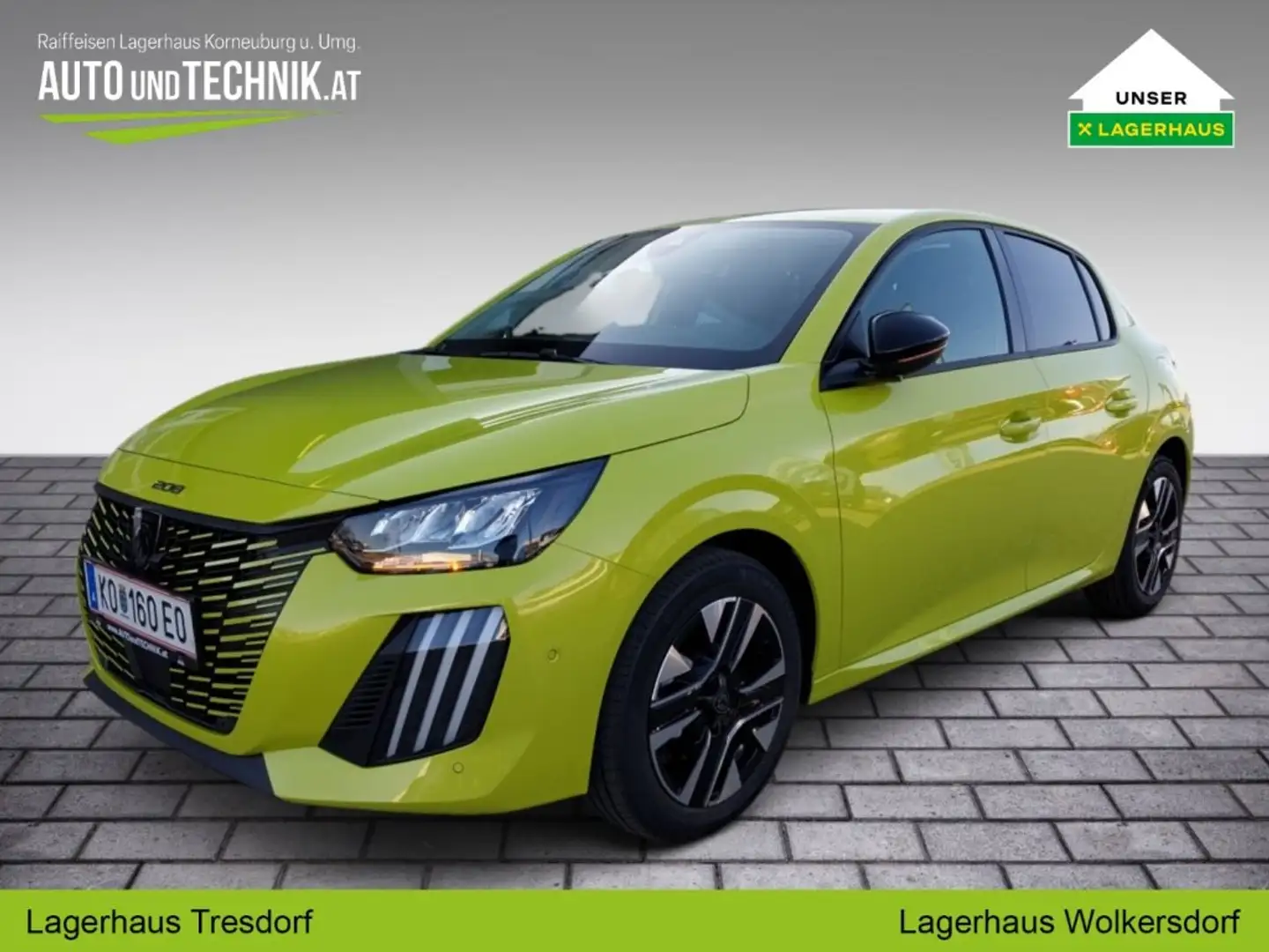 Peugeot 208 ALLURE PureTech 100 6-Gang-Manuell Gelb - 1