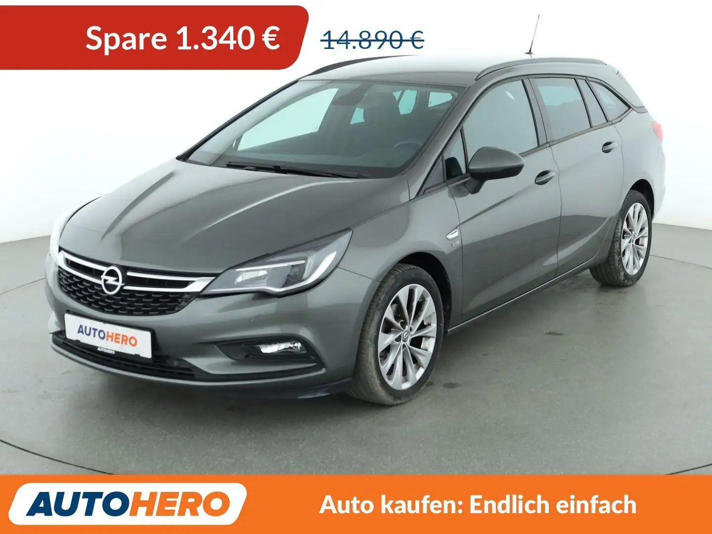 Opel Astra 1.4 SIDI Turbo 120 Jahre *SHZ*CAM*PDC*LENKRADHZG* Grau - 1