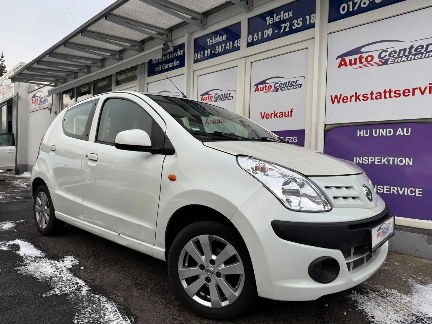 Nissan Pixo #Aut.# *Euro5*Klima*Tüv04/2025*Allwetter* Weiß - 1