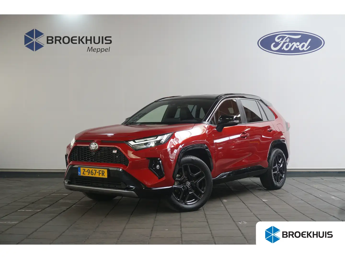Toyota RAV 4 2.5 Hybrid AWD GR SPORT | Achteruitrijcamera | App Rood - 1