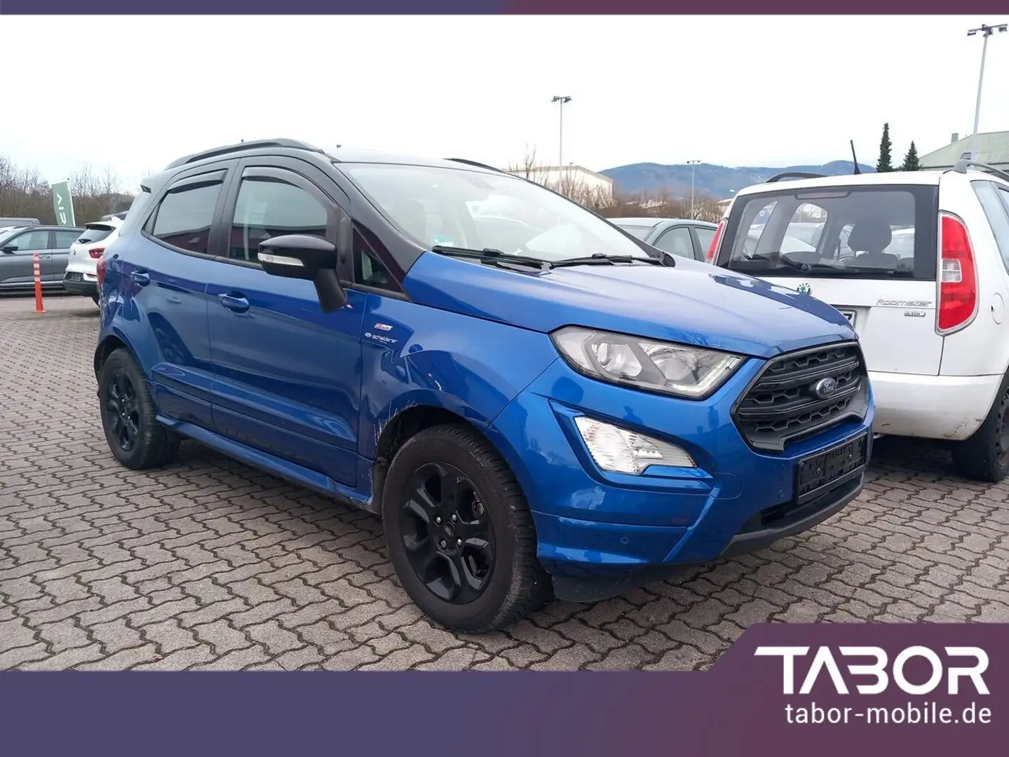 Ford EcoSport 1.0 EcoBoost 140 ST-Line Nav SchiebeD Blau - 2