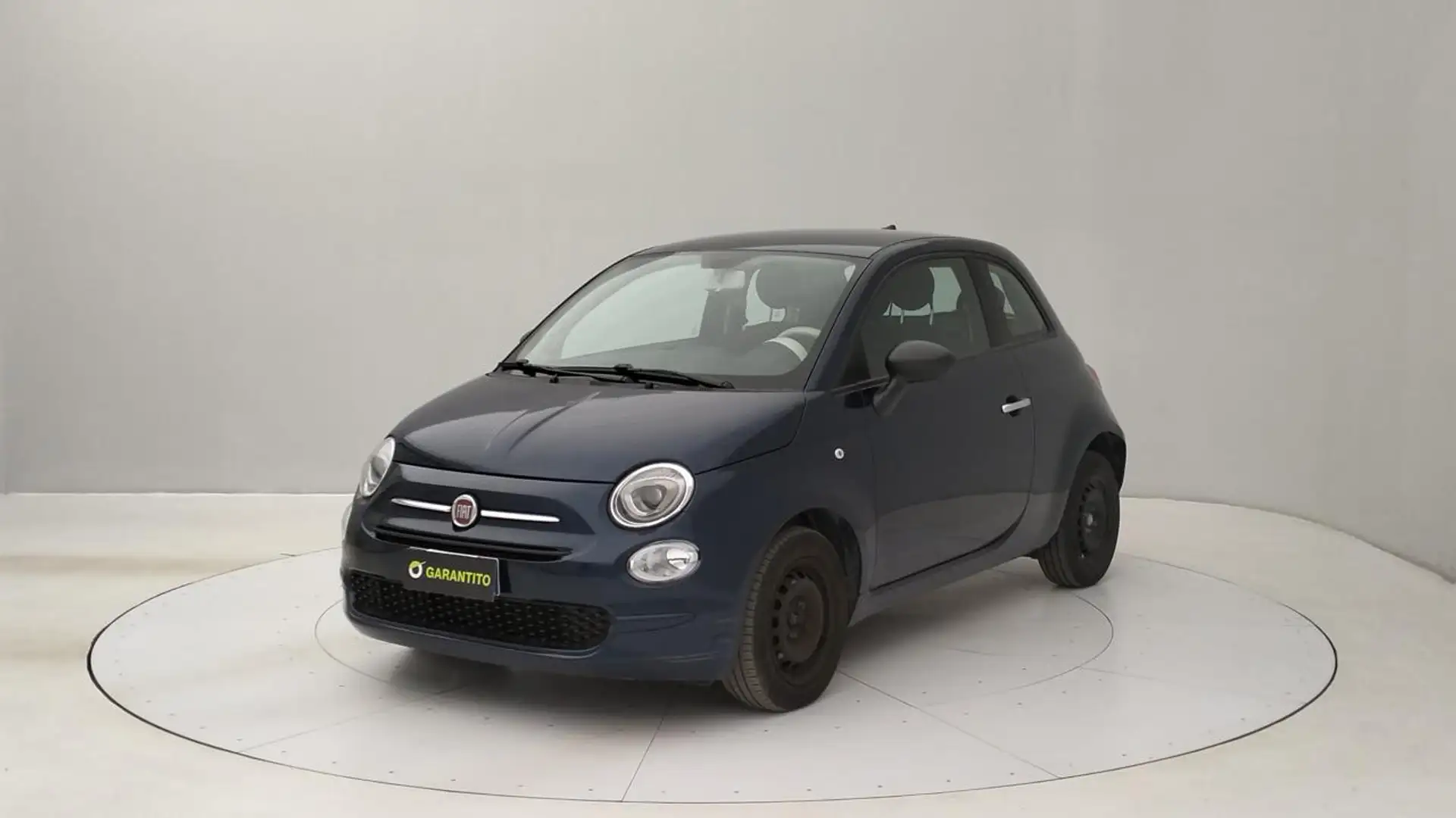Fiat 500 1.0 hybrid 70cv Blauw - 1