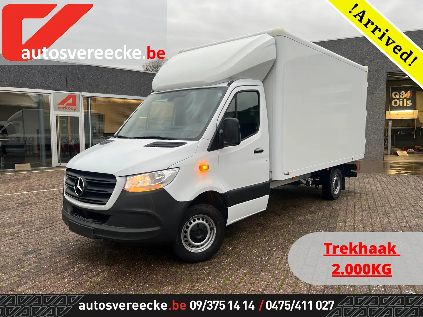 Mercedes-Benz Sprinter 316 KAST+ LADDER + SPOILER(19.000ex) 2.3M trekhaak Wit - 1