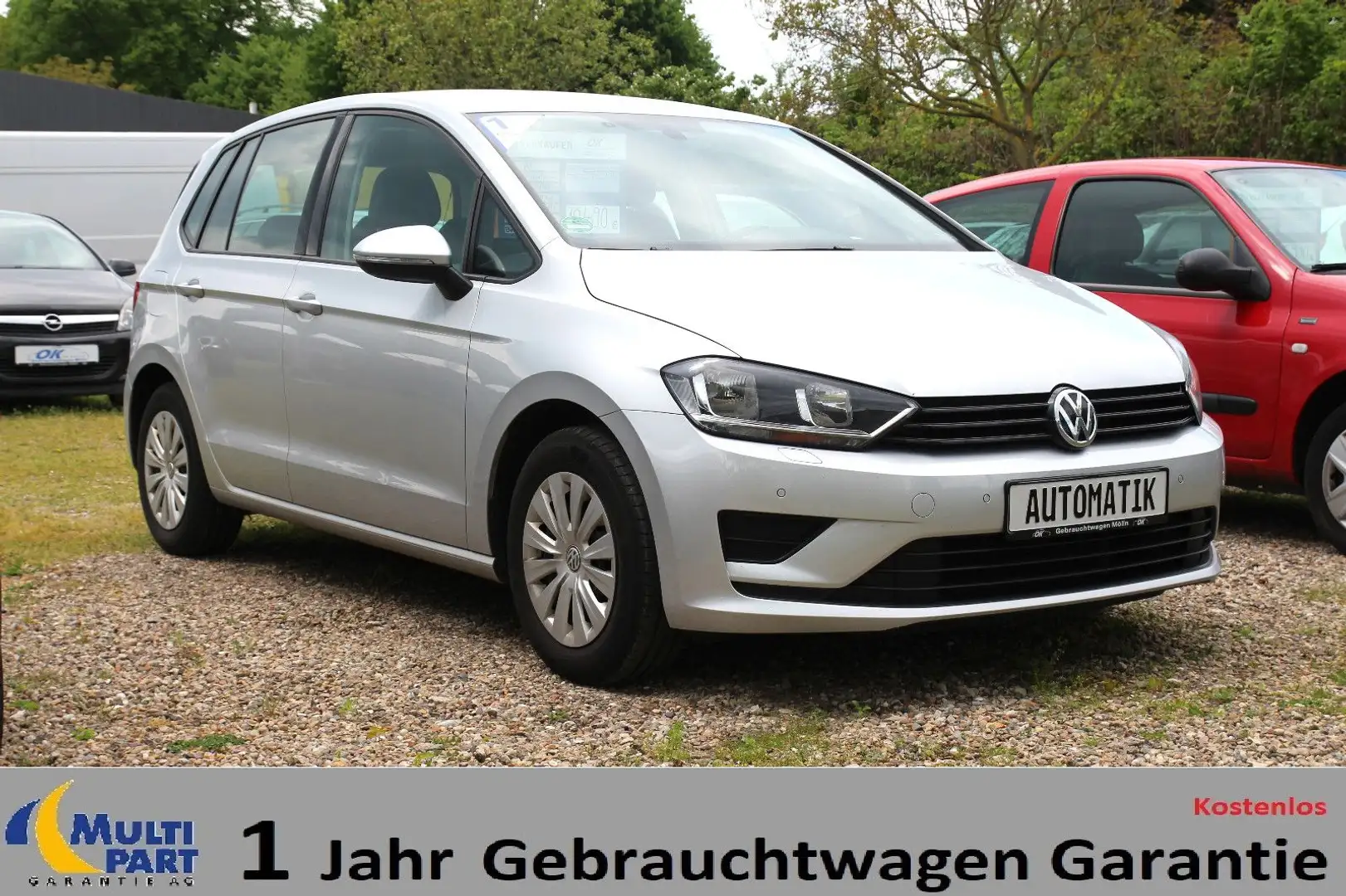 Volkswagen Golf Sportsvan *S.Heft VW*SHZ*Klima*Tempo*AHK Grau - 1