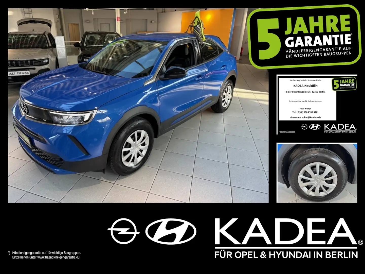 Opel Mokka 1.2 LED,PDC,5 J. Händlergarantie inkl. Blau - 1
