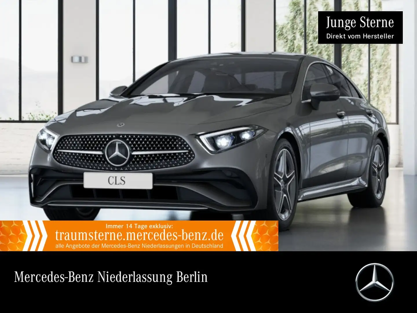 Mercedes-Benz CLS 400 d Cp. 4M AMG WideScreen Multibeam Distr+ Grau - 1