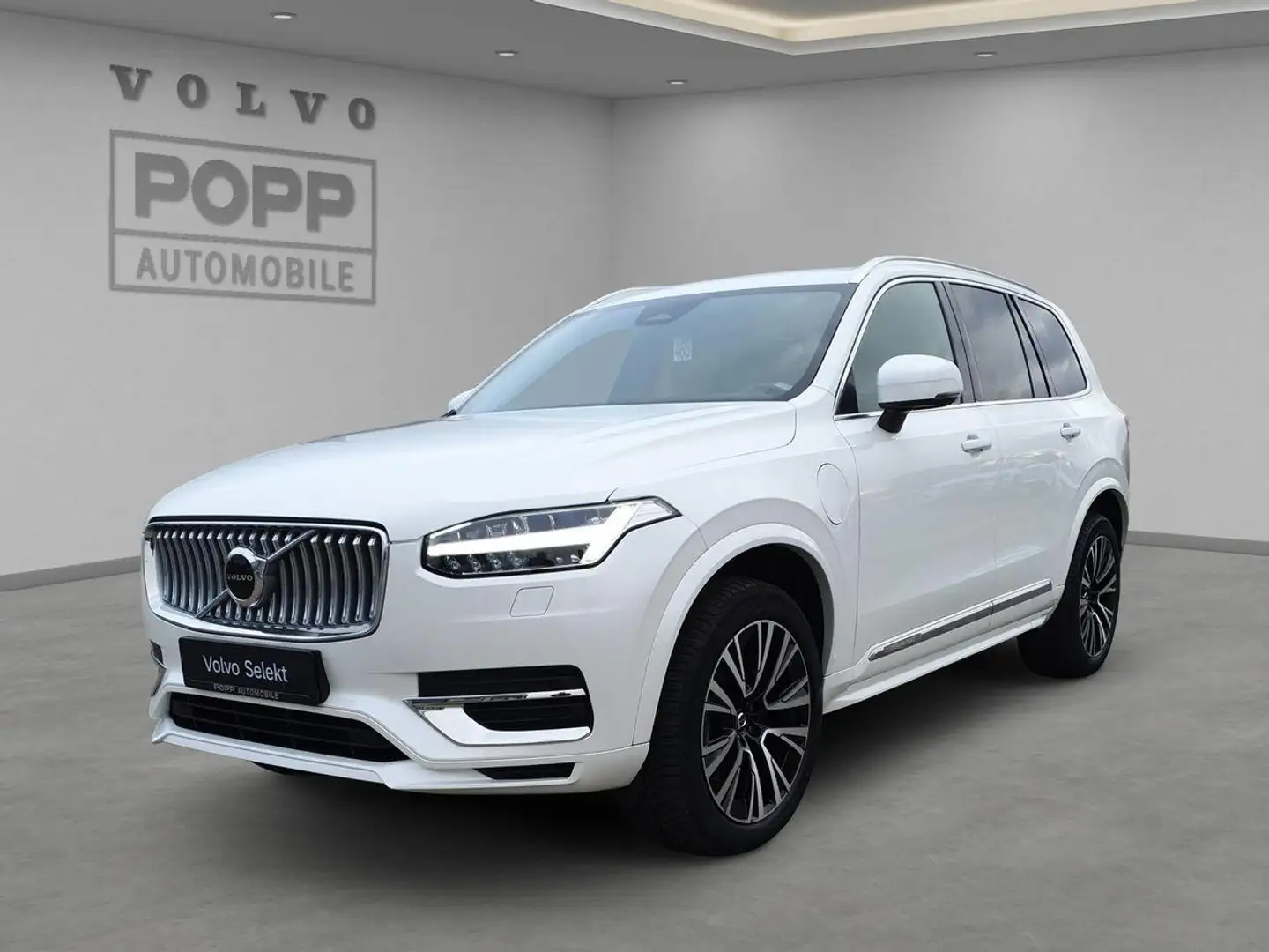 Volvo XC90 T8 AWD Recharge Core ACC H&K LED 4xSHZ Blanc - 1