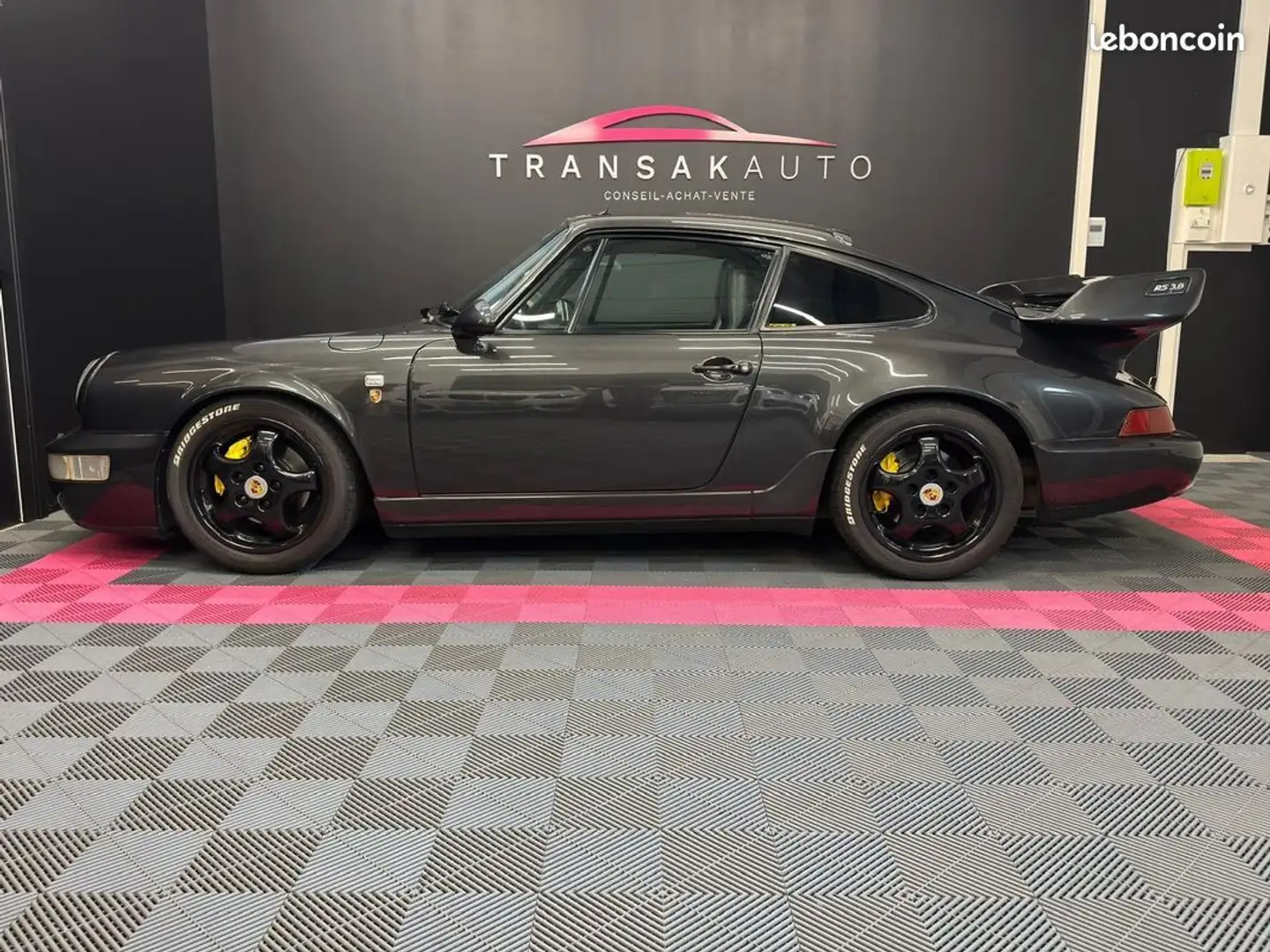 Porsche 964 (964) 3.8 carrera 4 dossier complet pack rs Grau - 2