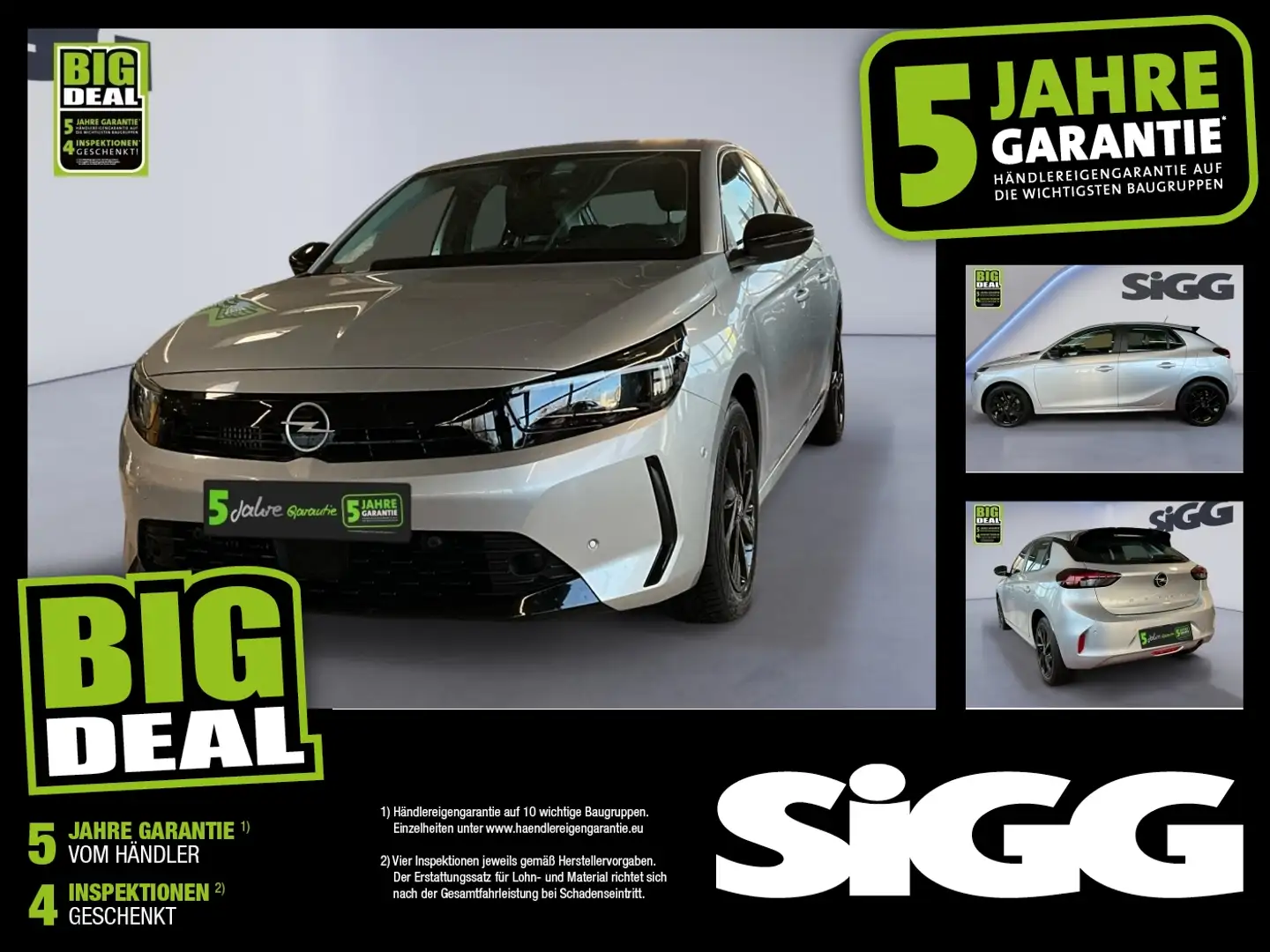 Opel Corsa F 1.2 Turbo Edition Abstandstempomat Grau - 1