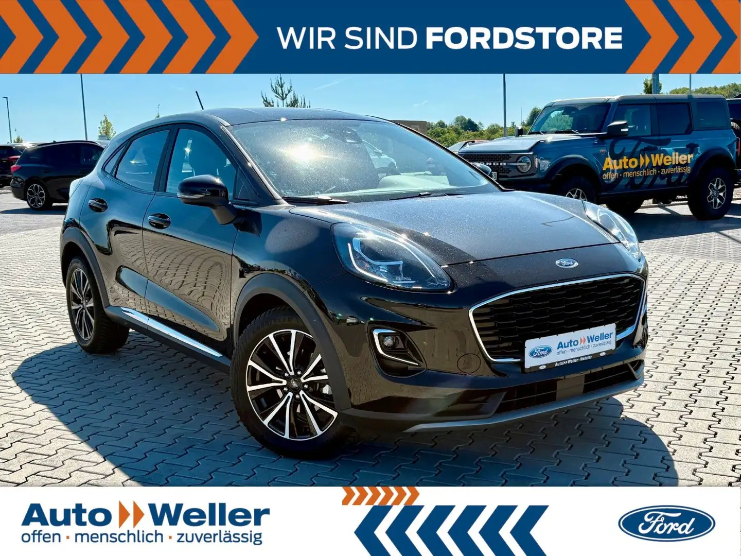 Ford Puma Titanium 1.0 EcoBoost LED 1.Hand ! Schwarz - 1