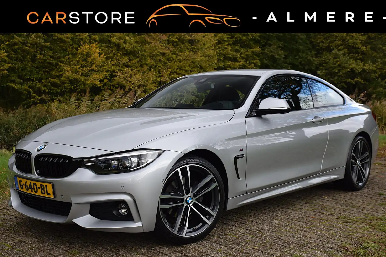 BMW 420 4-serie Coupé 420i High Executive*M-Pakket*H&K*Vir Gris - 1