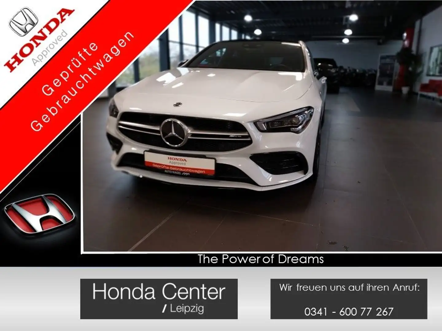 Mercedes-Benz CLA 35 AMG Shooting Brake 4-Matic AHK/Pano Blanc - 1