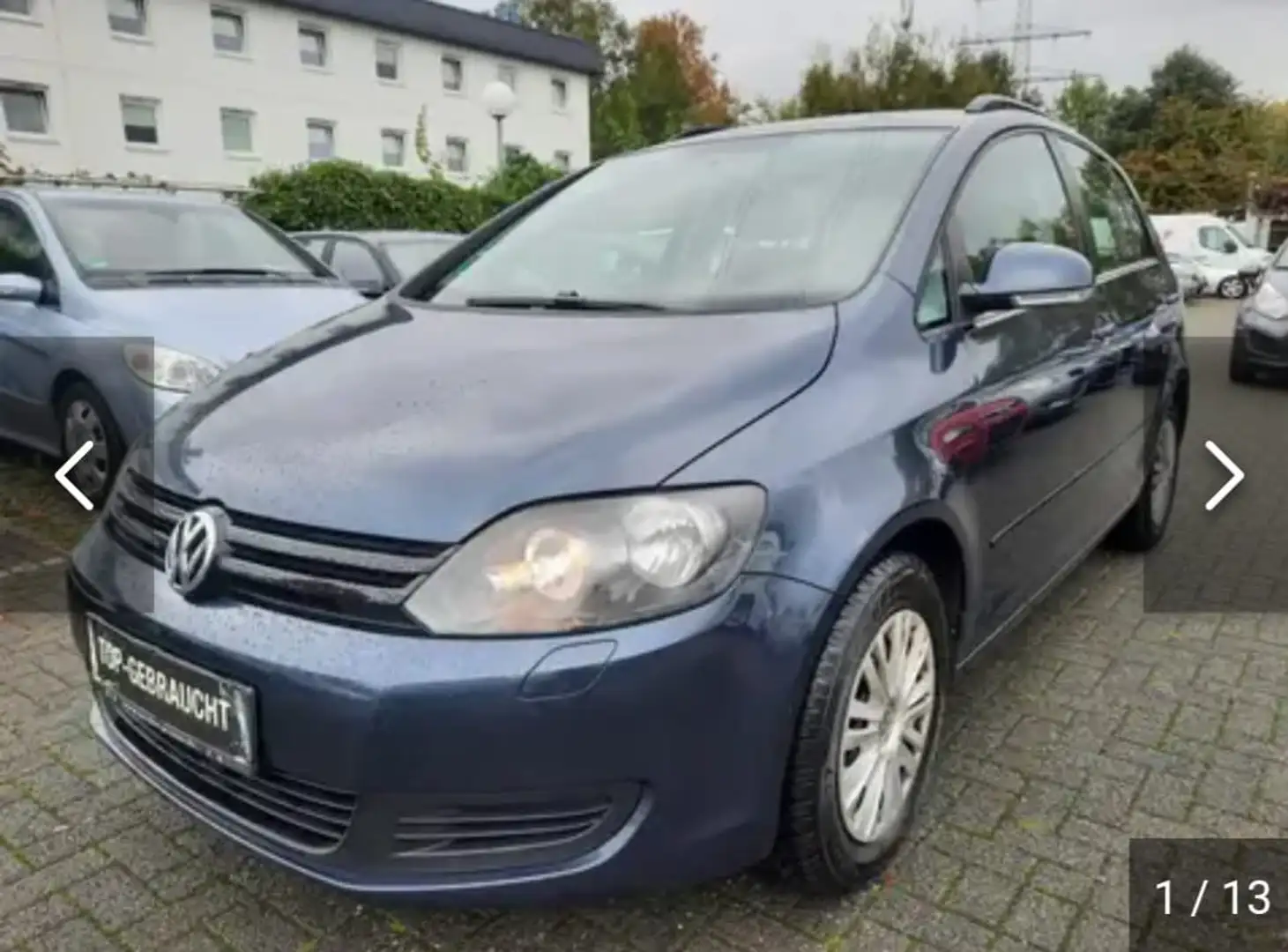 Volkswagen Golf Plus 1,4 16-V Trendline Klimaautomatik Blau - 1