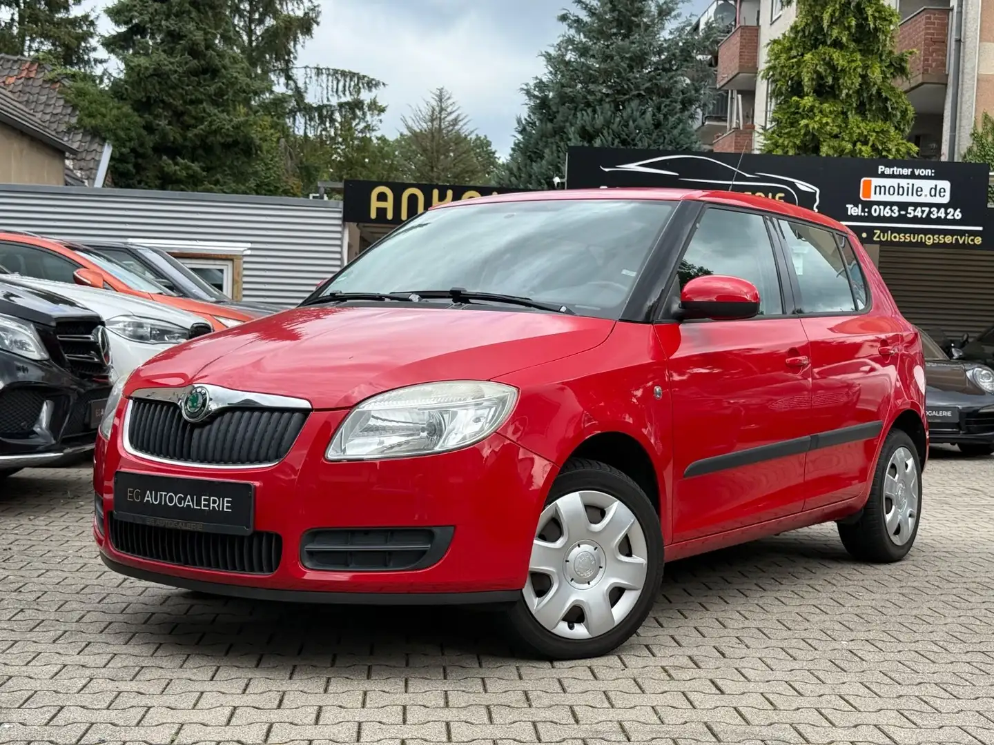 Skoda Fabia Ambiente*AUTOM*TÜV-NEU*KLIMA*2.HAND* Rouge - 1