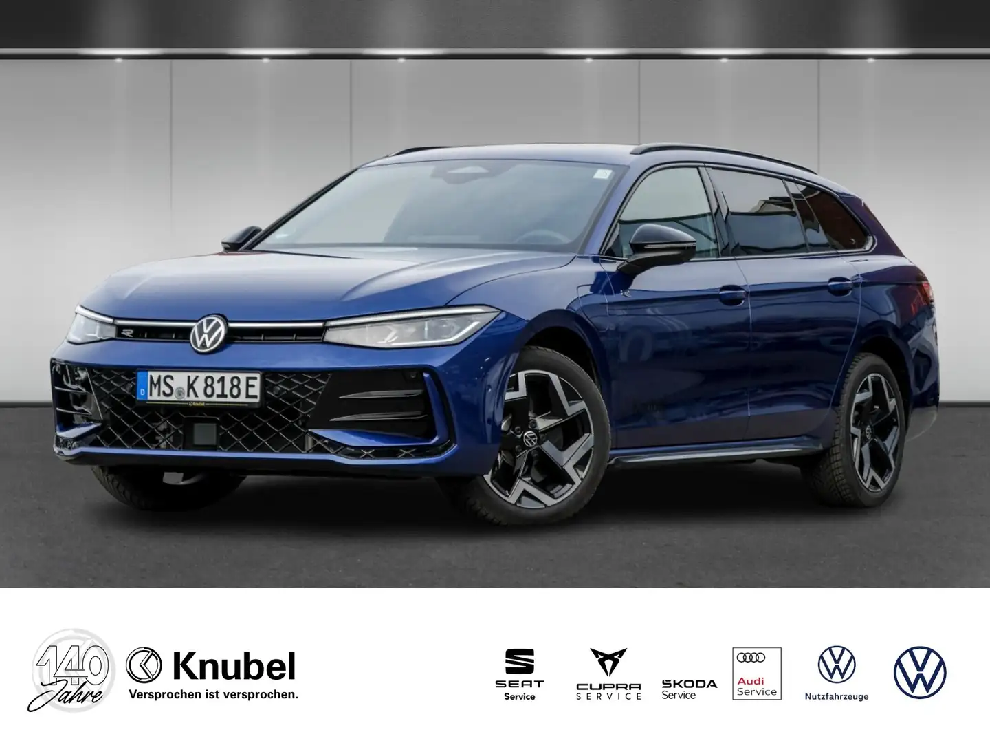 Volkswagen Passat Variant R-Line eHybrid IQ.Light Navi Keyless AreaView Blau - 1