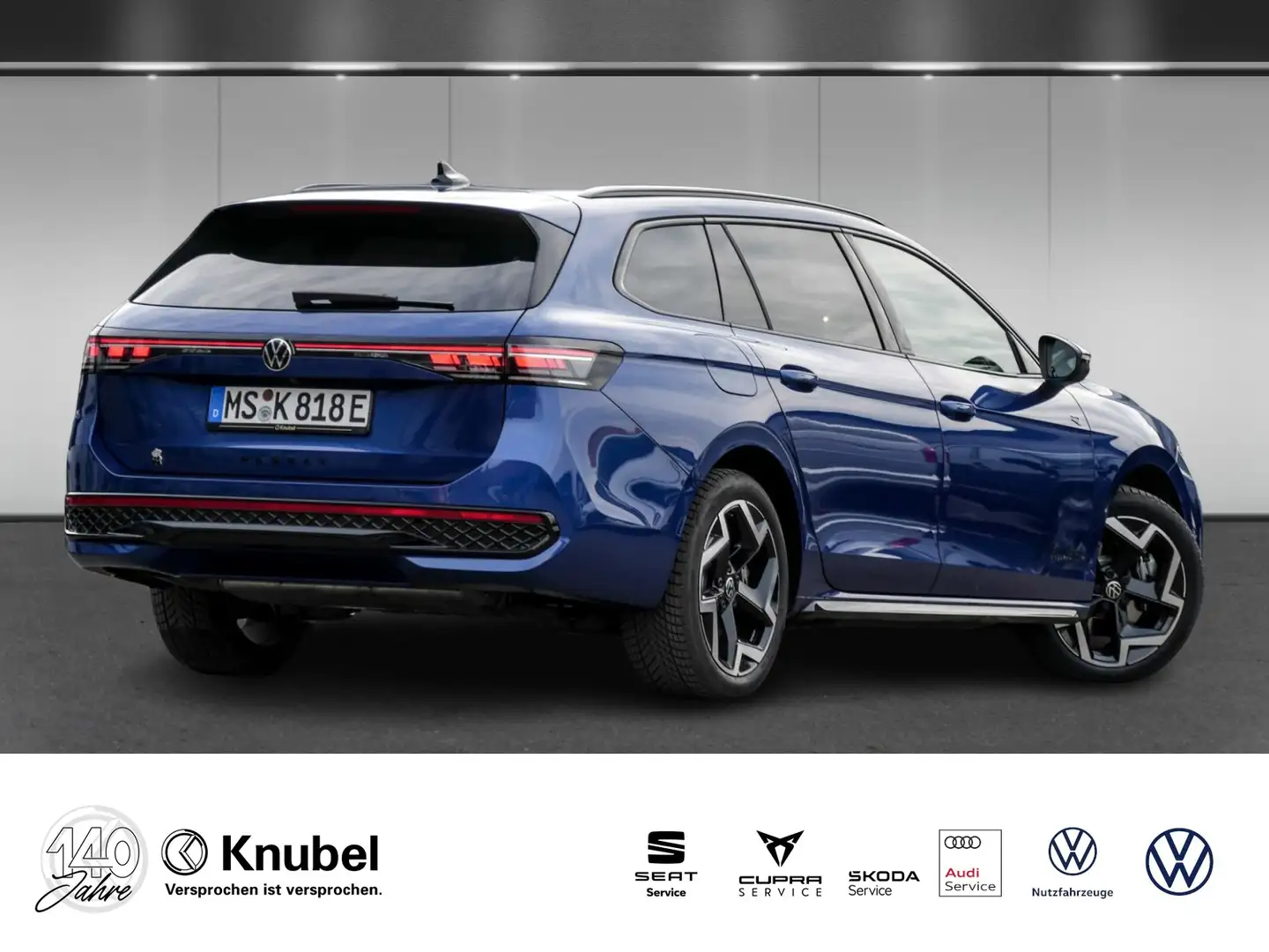 Volkswagen Passat Variant R-Line eHybrid IQ.Light Navi Keyless AreaView Blau - 2