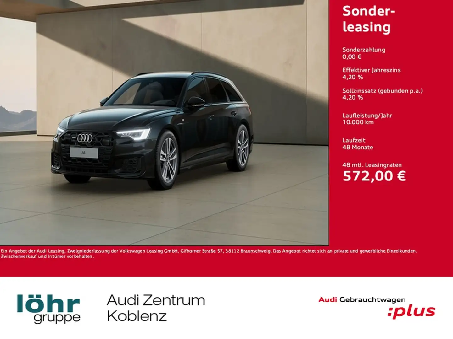 Audi A6 Avant 50 TDI S line Matrix AHK ACC Business Schwarz - 1