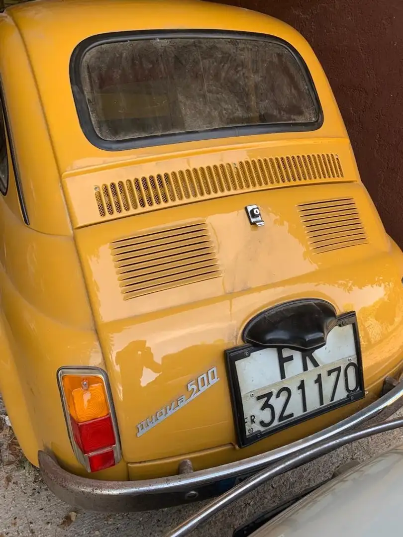 Fiat 500 Auto d'epoca Giallo - 1