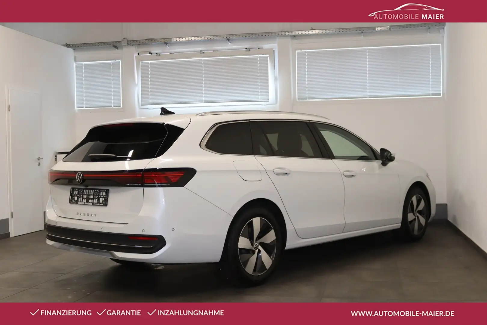 Volkswagen Passat Var. 2.0 TDI-VIRTUAL-360°-NAV-LED-ACC-AHK Blanc - 2