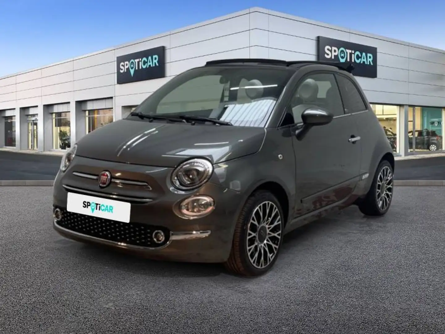 Fiat 500 500C 2 1.0 Hybrid 70 Star Grijs - 1