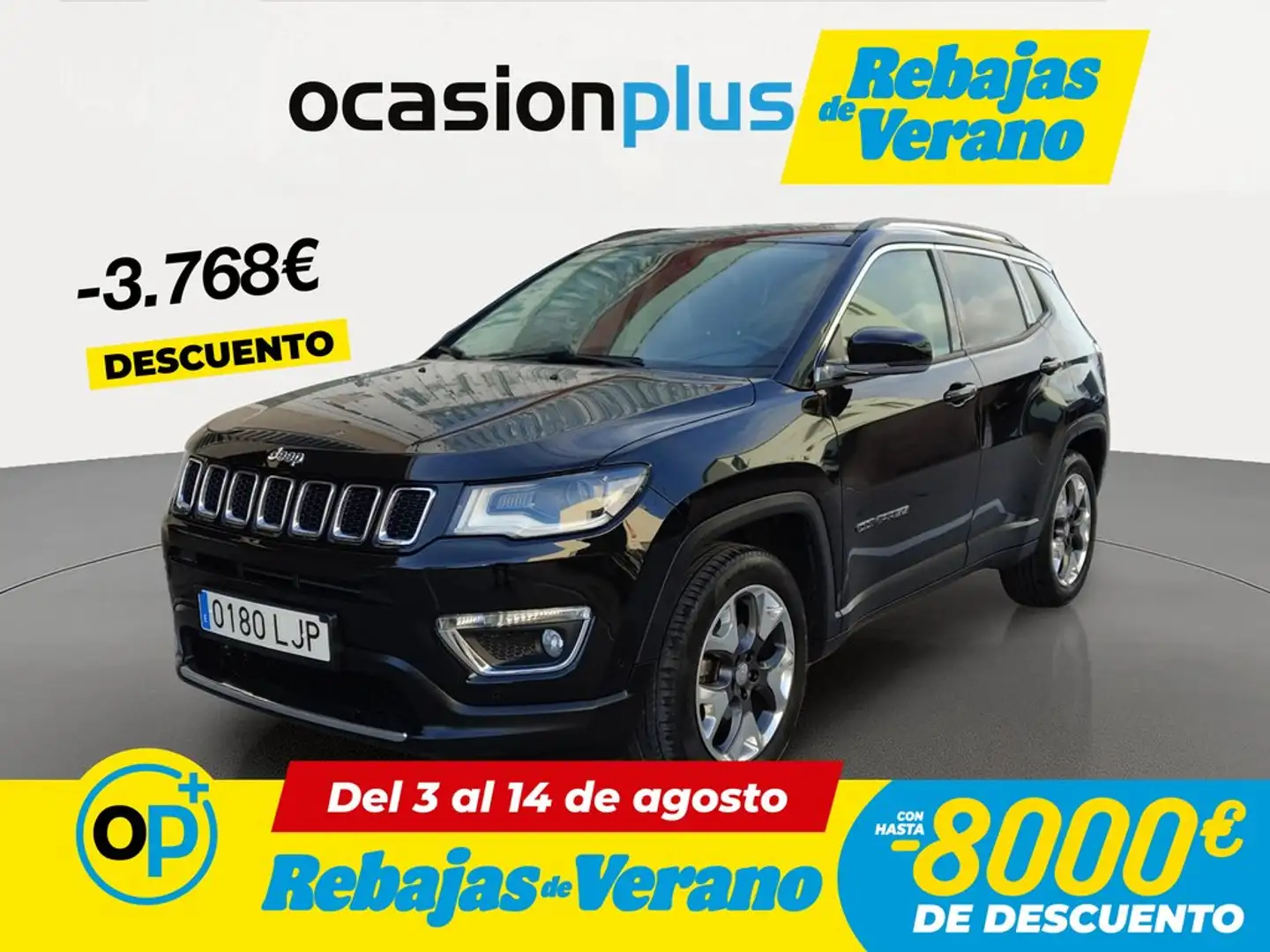 Jeep Compass 1.4 Multiair Limited 4x2 103kW Negro - 1