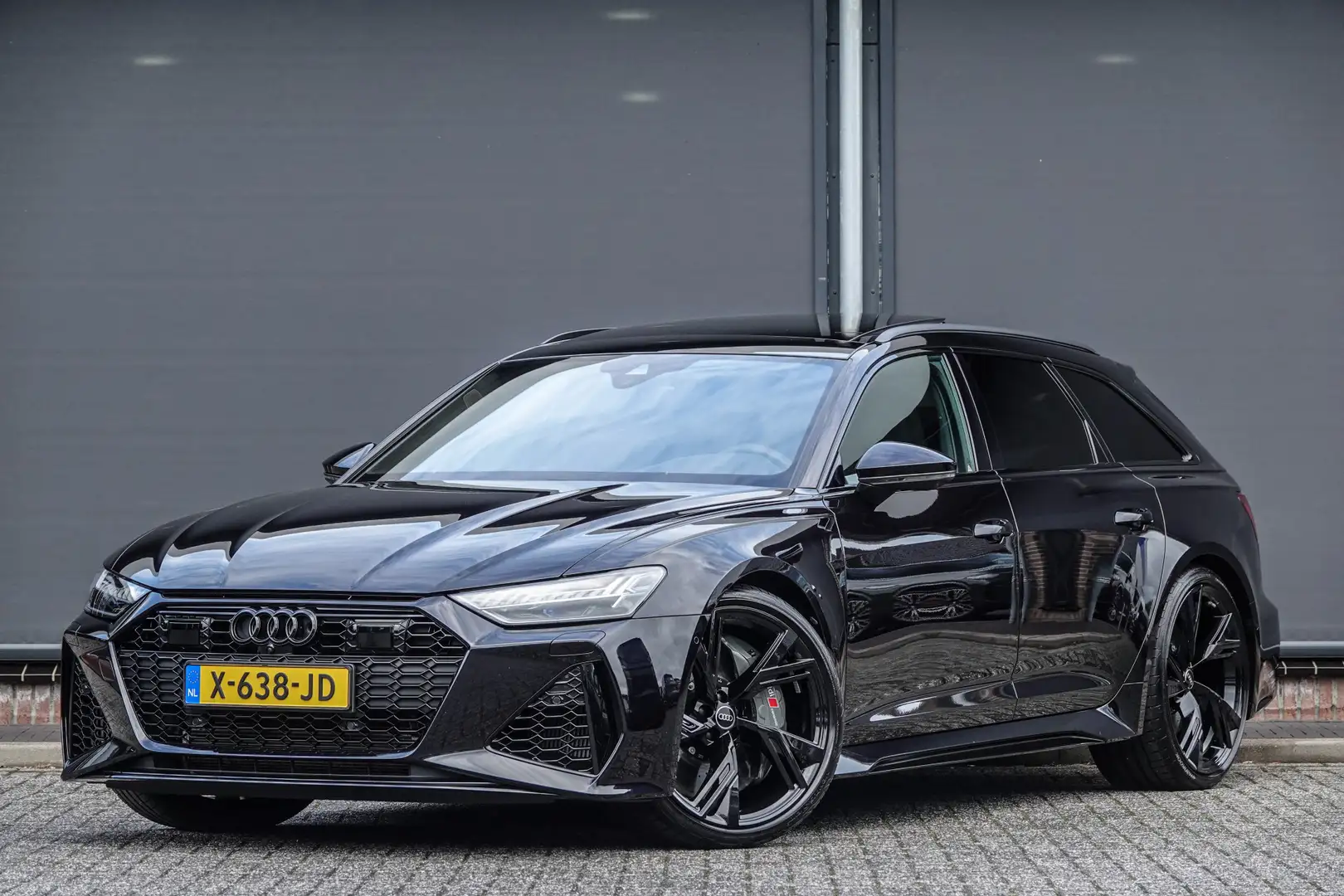 Audi RS6 4.0Tfsi 600Pk Quattro | Head Up Display | 360° Cam Negro - 1