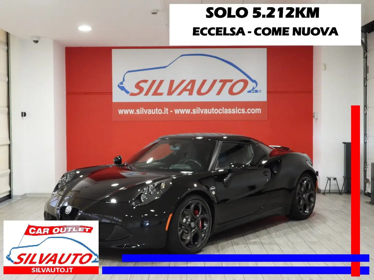 Alfa Romeo 4C COUPE’ 1.750CC TBi 240 CV - SOLO 5.212 KM (2017) Nero - 1