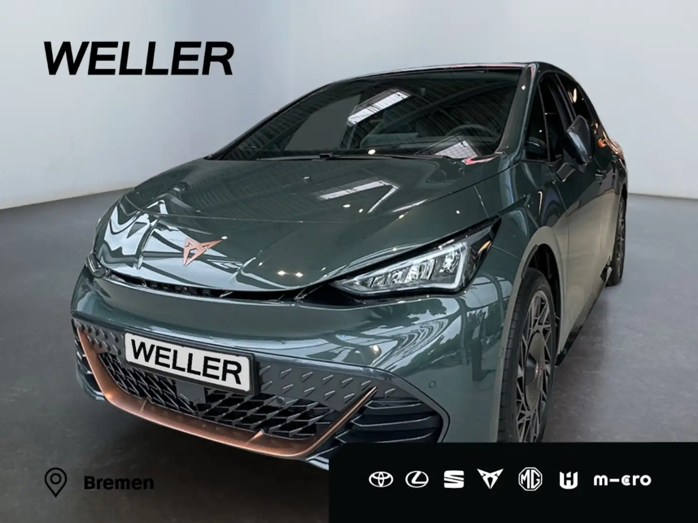 CUPRA Born 240kW/79kWh VZ *360*HUD*20''*Sennheiser*Pano* Groen - 1