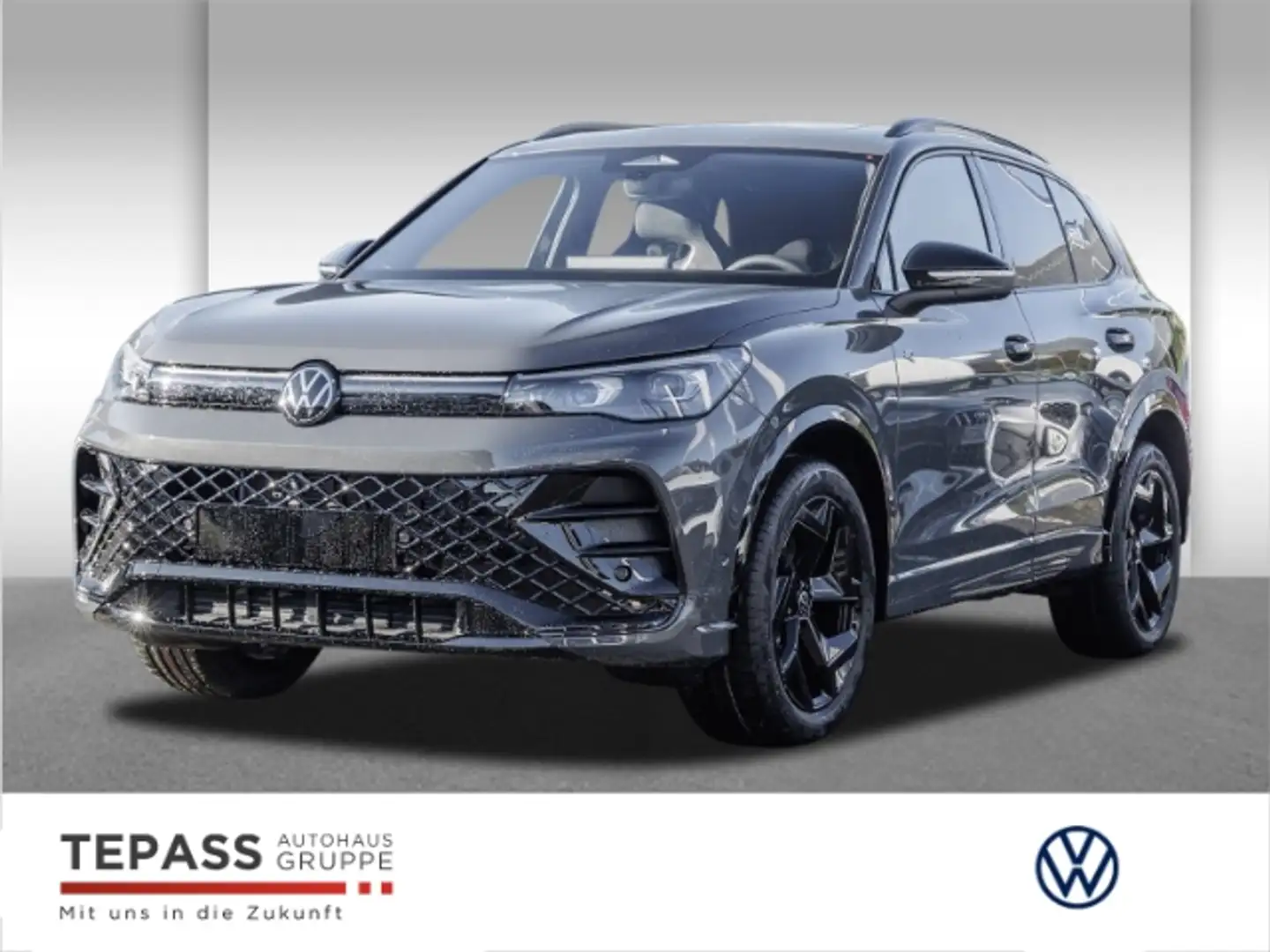 Volkswagen Tiguan 2.0 TDi R-LINE NAVI PANO AHK Gris - 1
