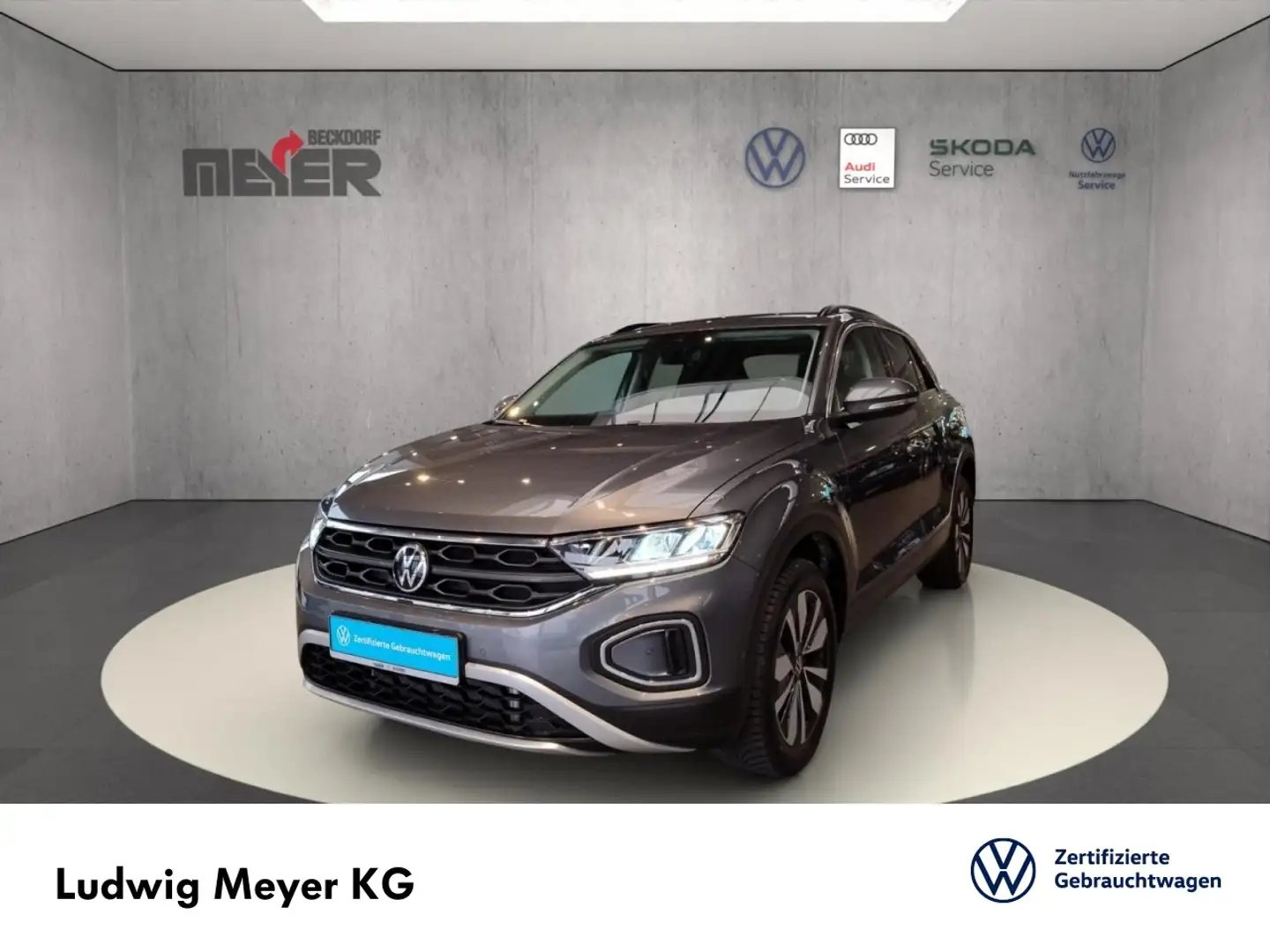 Volkswagen T-Roc MOVE 1.5 TSI DSG Klima Navi Einparkhilfe Grau - 1