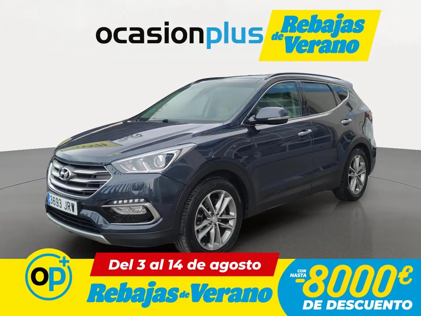 Hyundai SANTA FE 2.2CRDi 4x4 Style 7s Aut. Azul - 1