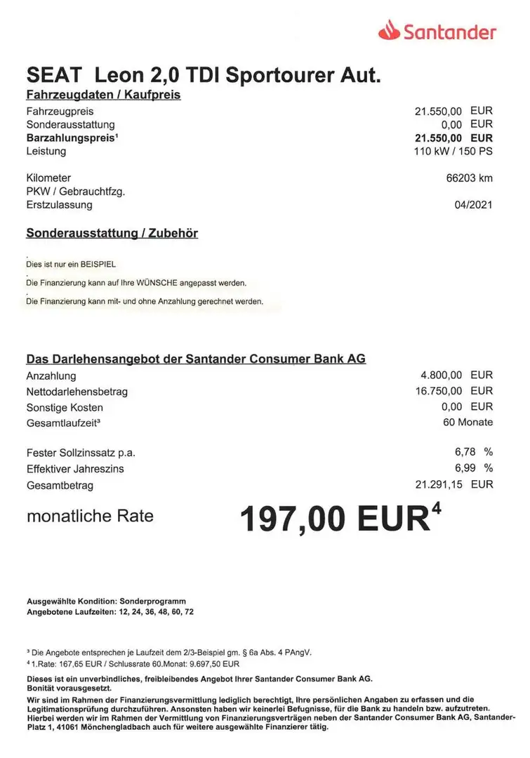 SEAT Leon Sportstourer  2,0 TDI AUT/NAV/LED/SHZ/PDC Blanc - 2