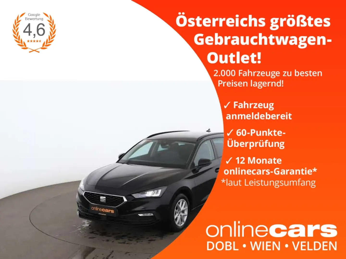 SEAT Leon ST 1.5 eTSI Style Aut LED NAVI SITZHZG PDC Nero - 1