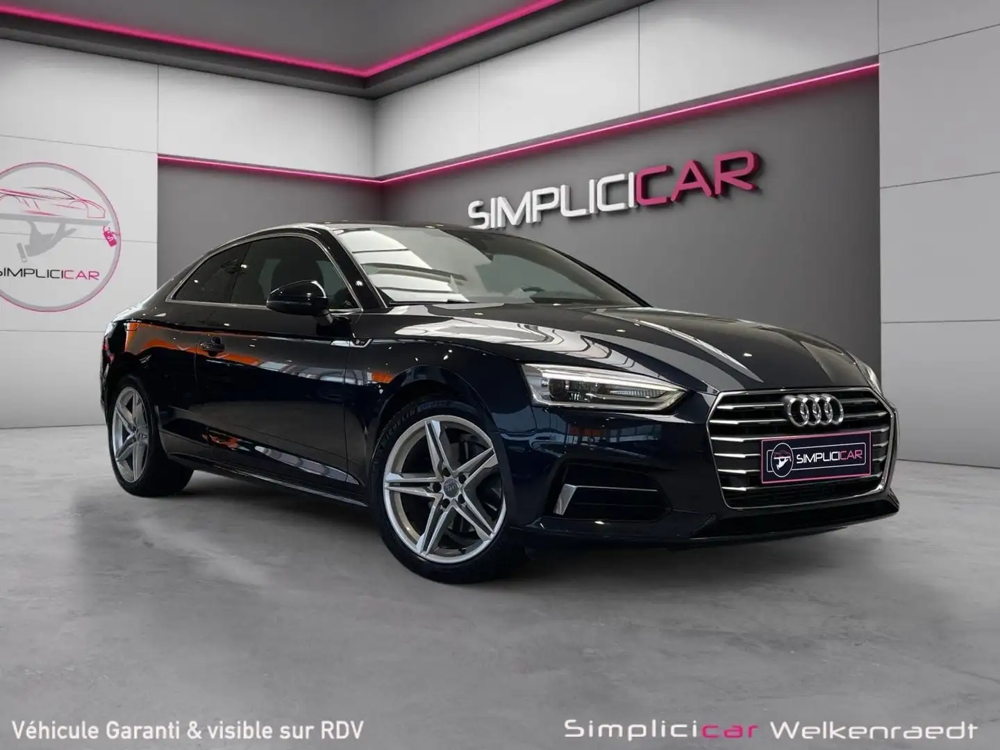 Audi A5 Coupé 2.0 TFSI ultra S tronic S Line Bleu - 1