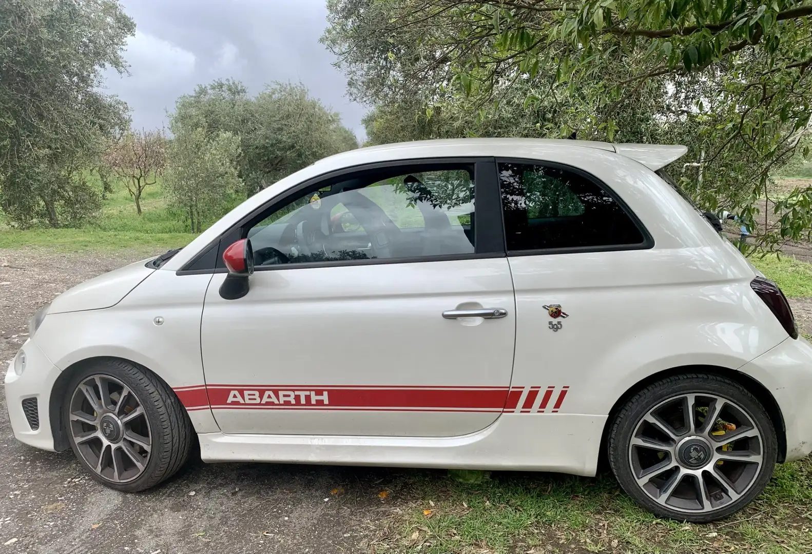 Fiat 500 Abarth Wit - 1