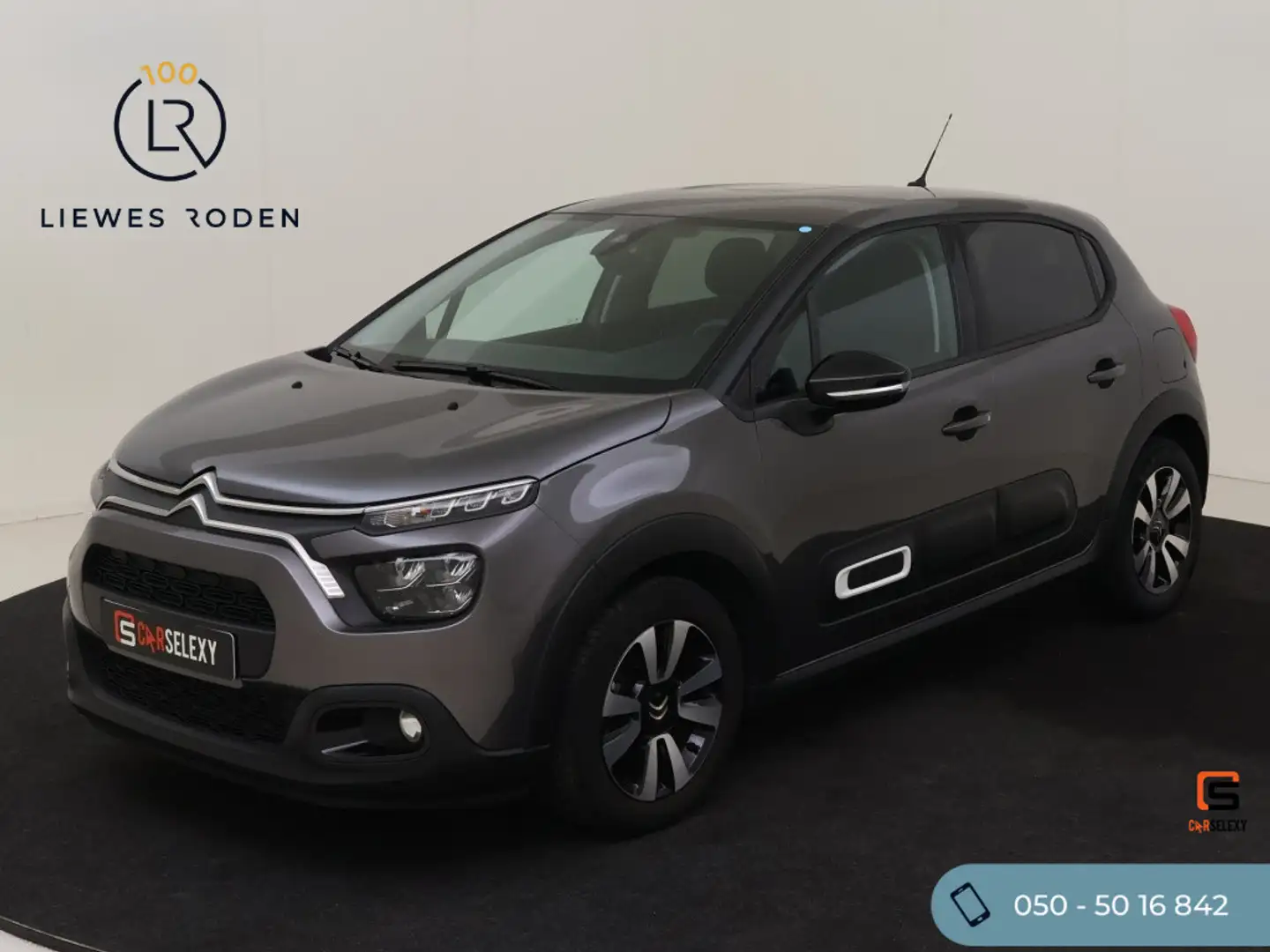 Citroen C3 1.2 PureTech Shine Grijs - 1