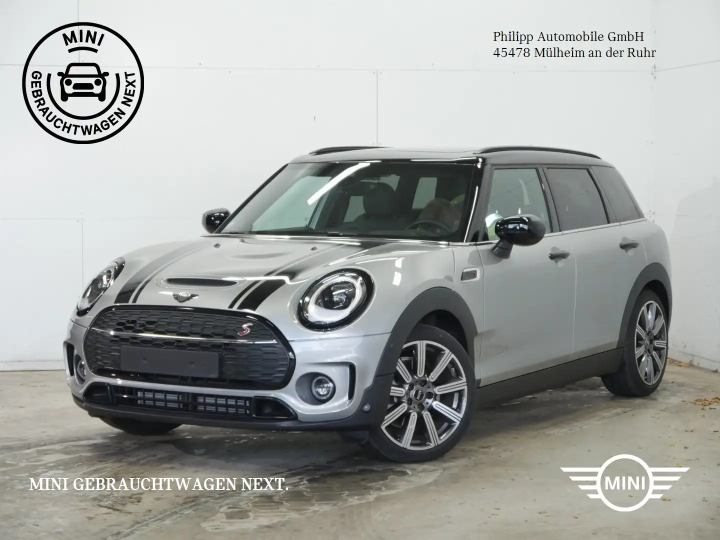 MINI Cooper S Clubman PANO h&k ACC LED HuD Navi-XL DA Silber - 1