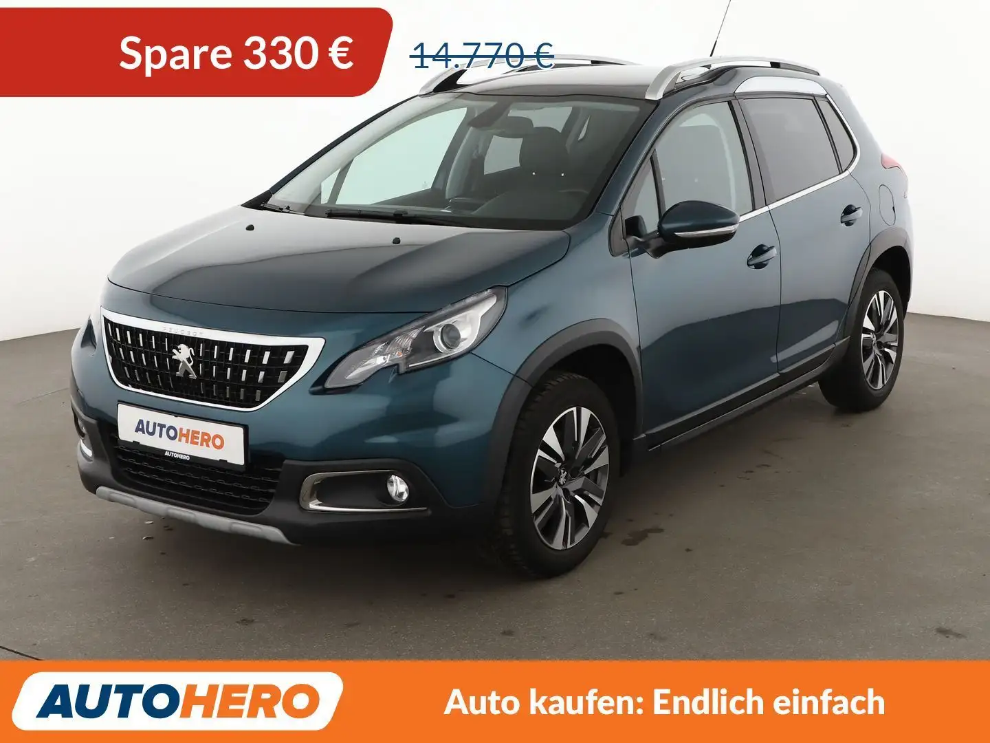 Peugeot 2008 1.2 PureTech Allure Aut.*PDC*TEMPO* Grün - 1