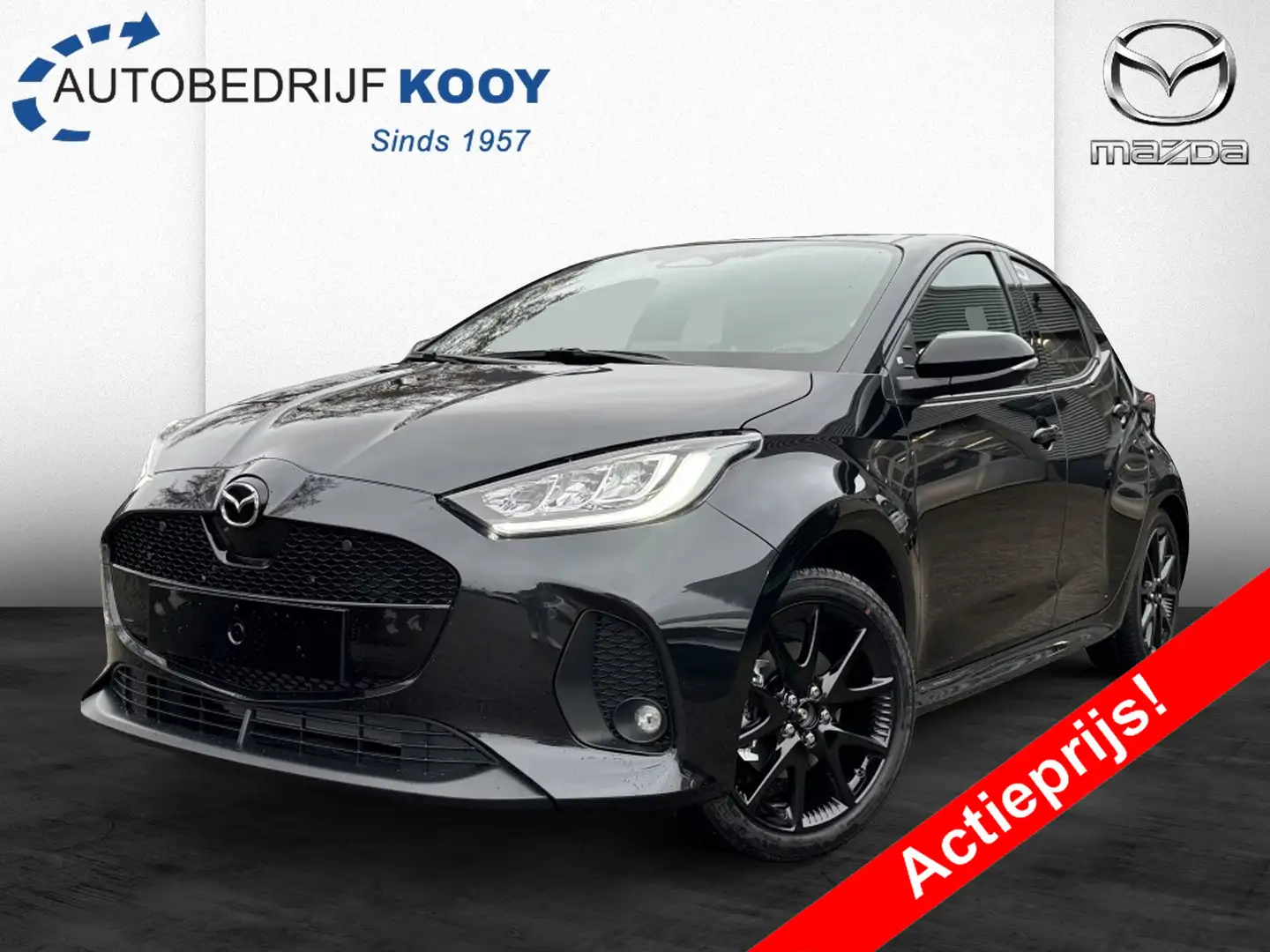 Mazda 2 Hybrid 1.5 116 CVT Homura Zwart - 1