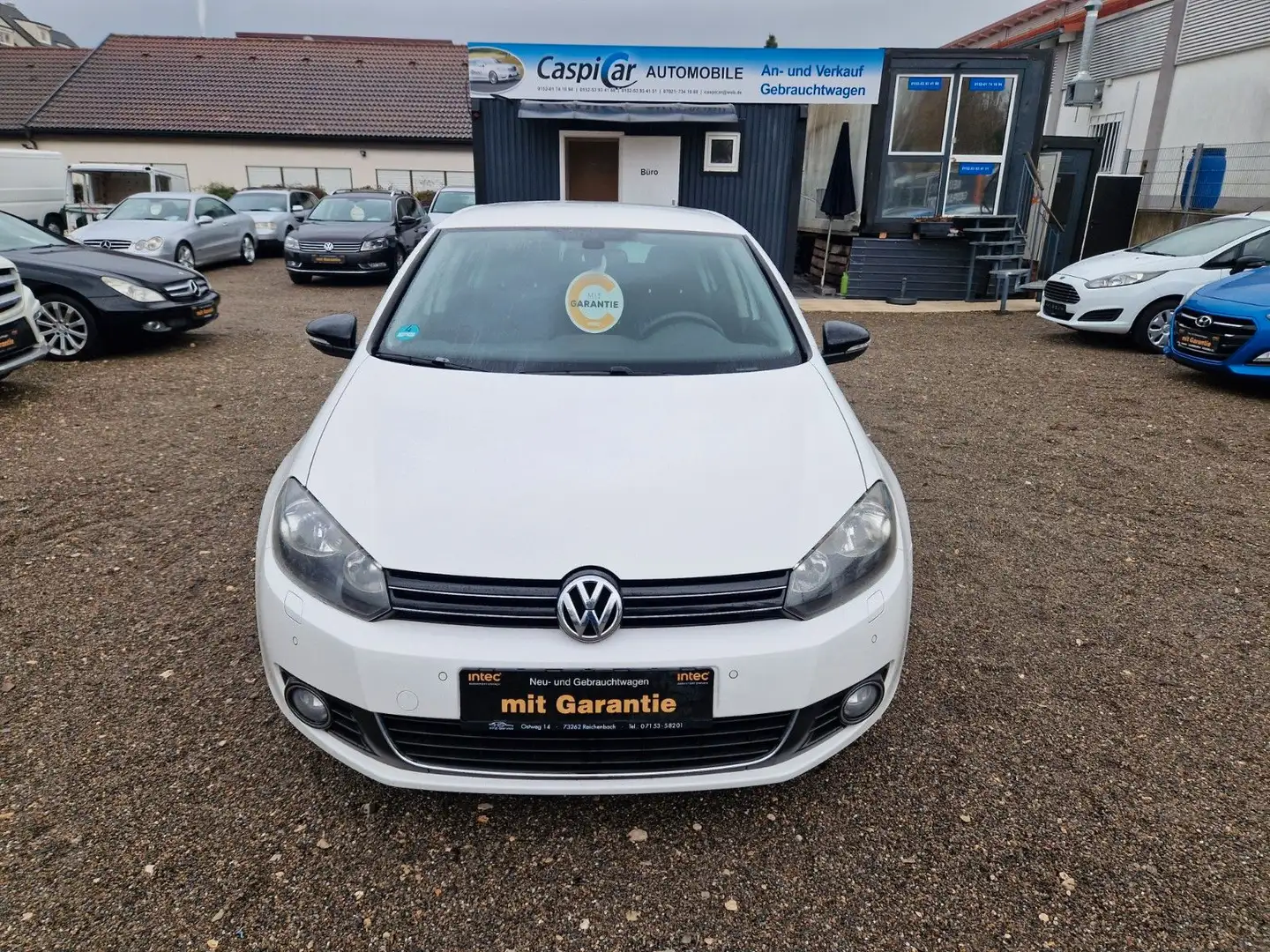 Volkswagen Golf VI Style,KLIMAAUT.,SHZ,PDC,8 FACH B.,1.HAND Blanc - 2