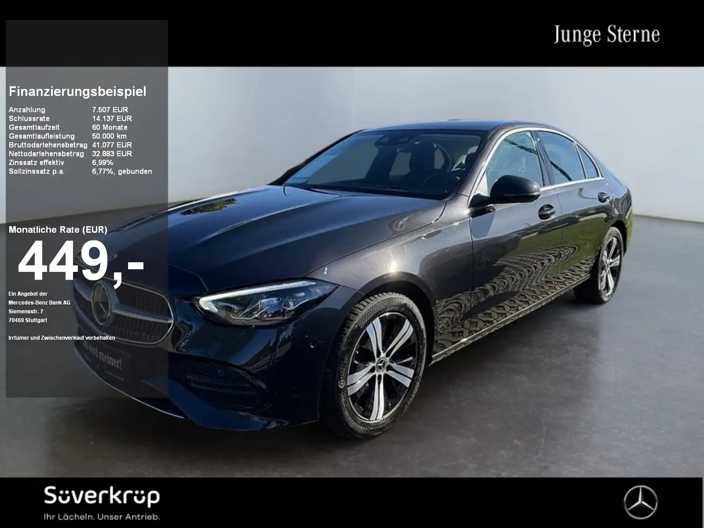 Mercedes-Benz C 220 d // AVANTGARDE DISTR SPUR AHK KAMERA PDC Grau - 1
