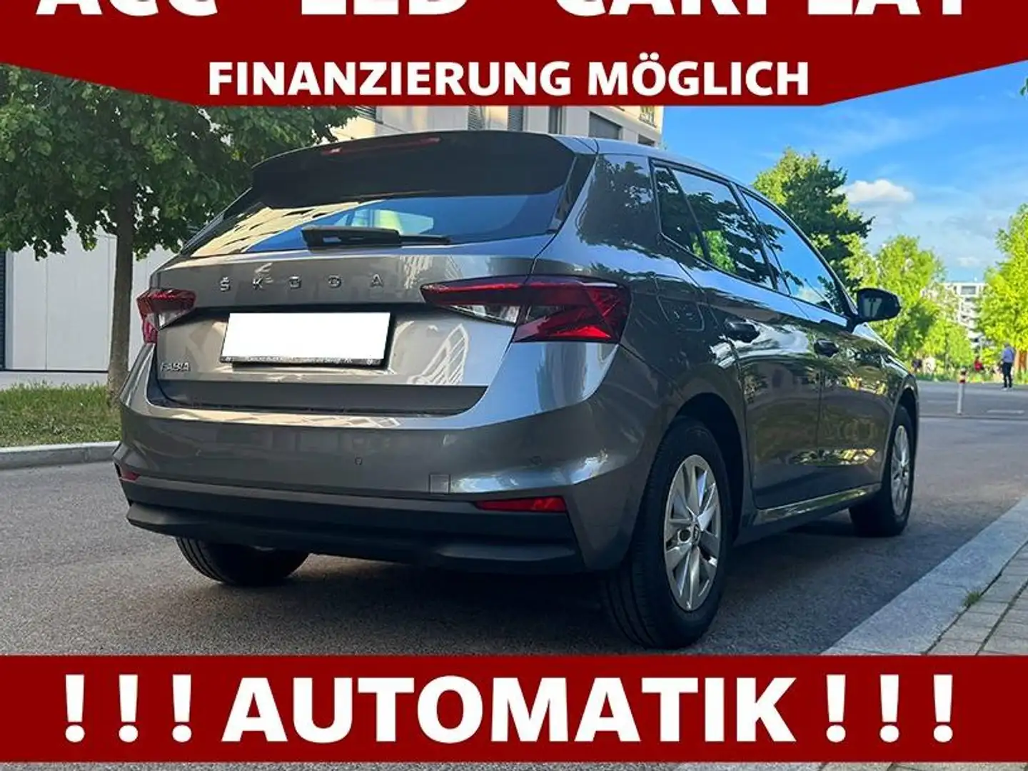 Skoda Fabia 1,0 TSI DSG | LED | APPLE | PDC | SITZHEIZUNG Grau - 2